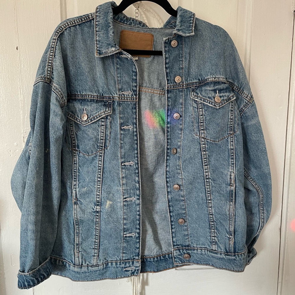 American Eagle women’s denim jacket size medium